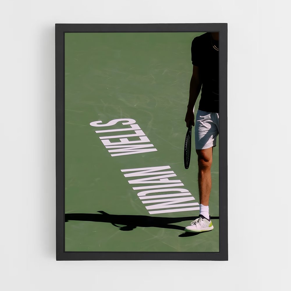 Poster Indian wells – affiche Tennis (vue 2)